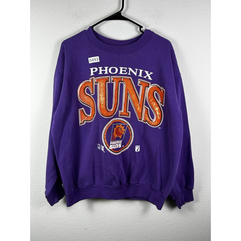Vintage Phoenix Suns Sweatshirt Size XL  USA Team NBA Basketball Purple 90s‎